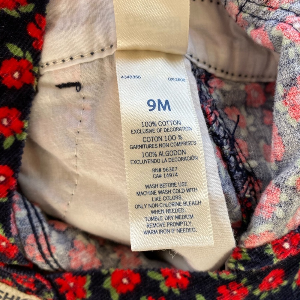 Oshkosh Corduroy Baby Overalls - Picture 4 of 4